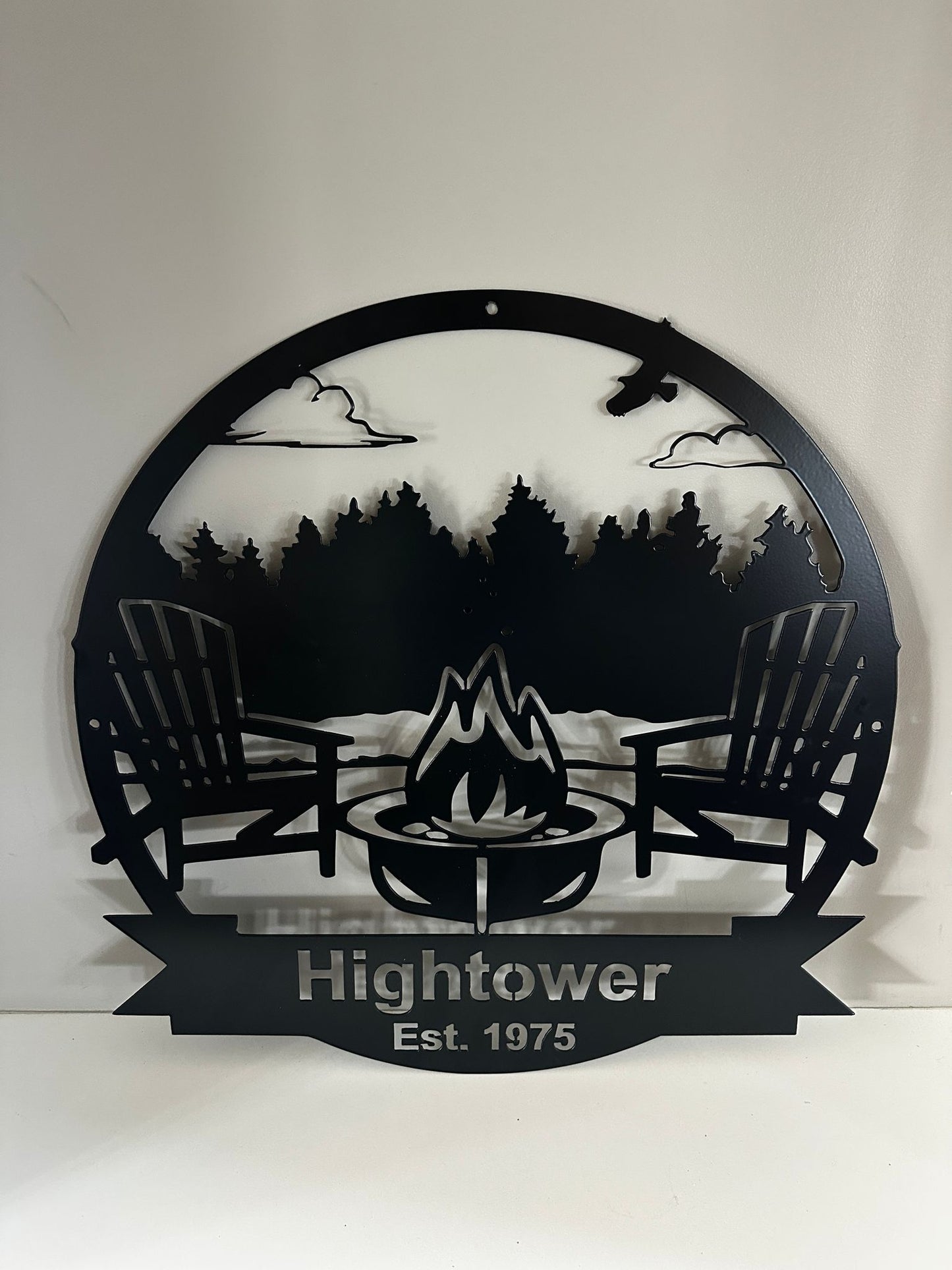 OUTDOOR THEMED CAMPFIRE MONOGRAMS