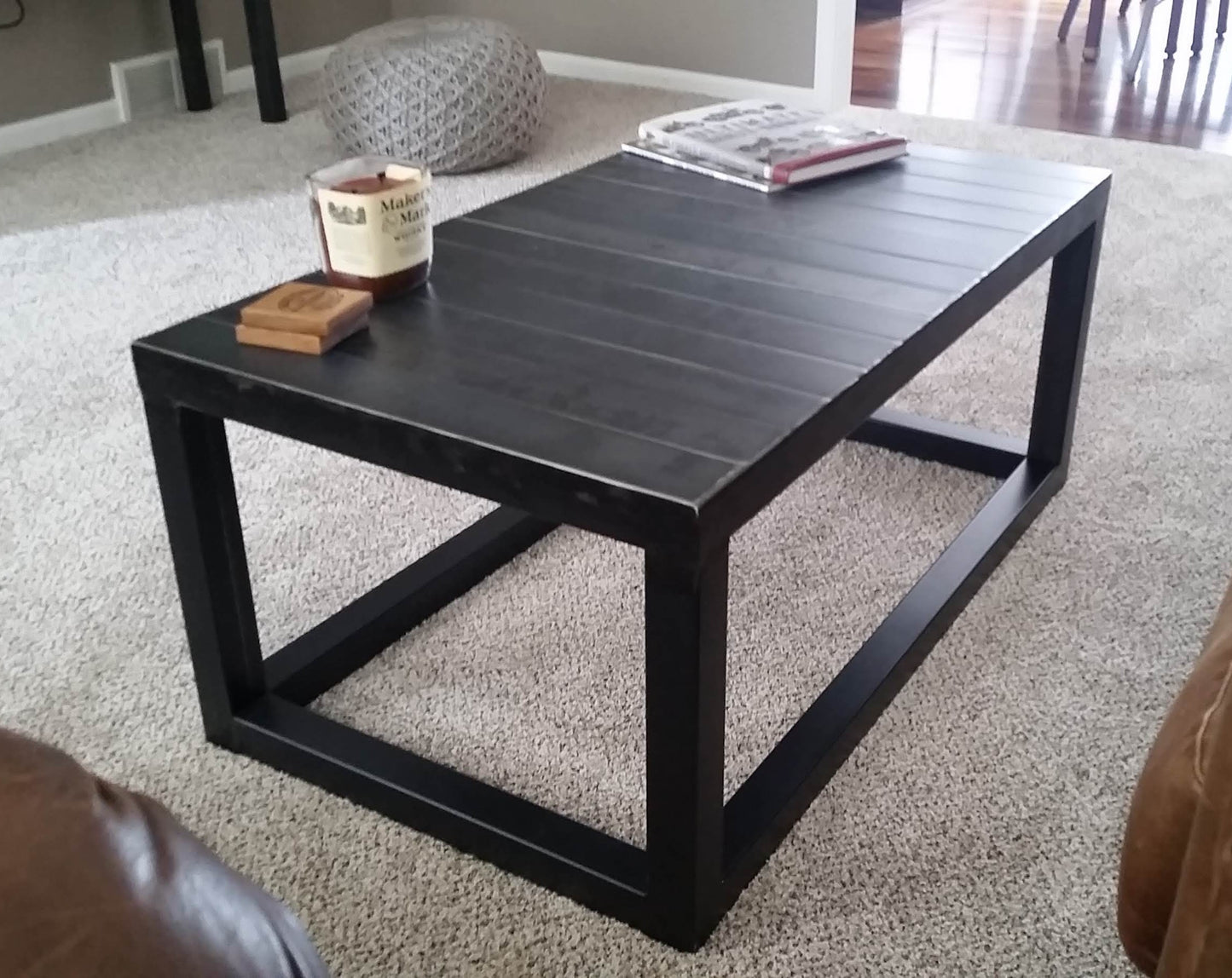 Coffee Table all Steel Modern Industrial Hand Made