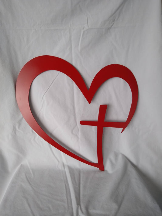 Heart sign with Cross
